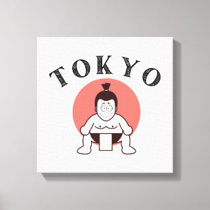 Toile Japon Sumo Tokyo - Fils du soleil