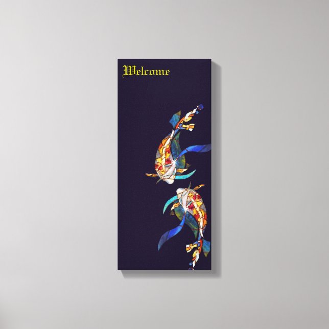 Toile Japonais Koi Mariage Amateurs Canvas Imprimer (Recto)