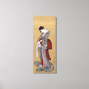 Toile Japonaise Geisha Woman, Hokusai, Ukiyo-e
