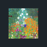 Toile Jardin aux fleurs, Gustav Klimt<br><div class="desc">Jardin aux fleurs - par le peintre symboliste autrichien Gustav Klimt. Gustav Klimt (1862 - 1918) était un peintre symboliste autrichien et l'un des membres les plus importants du mouvement de sécession de Vienne. Ses oeuvres majeures comprennent des peintures, des peintures murales, des croquis et d'autres objets d'art. Le sujet...</div>