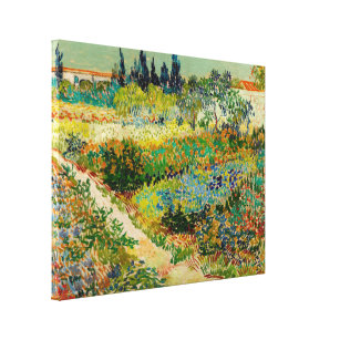 Toile Jardin d'Arles   Vincent Van Gogh