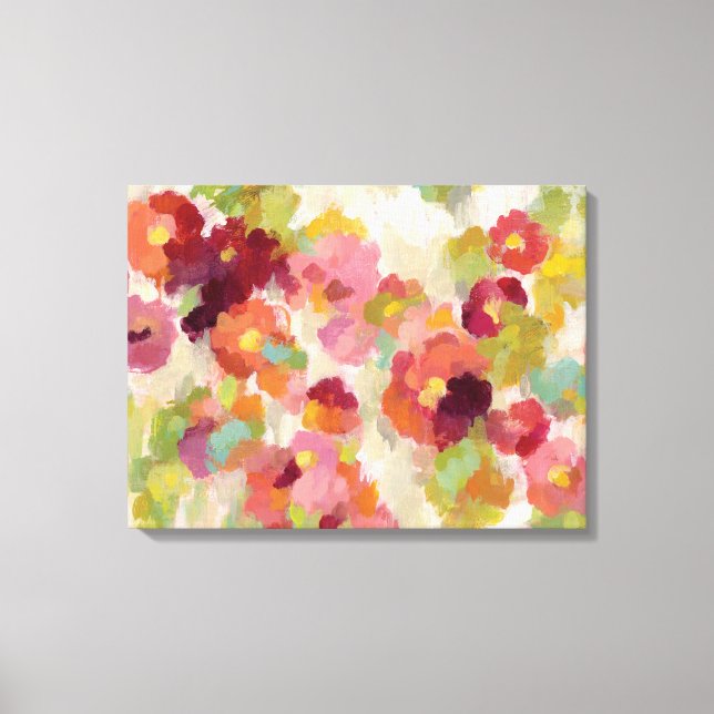 Toile Jardin de corail et d'émeraude (Recto)
