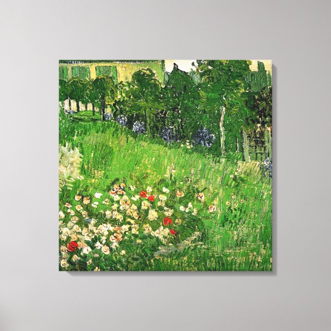 Toile Jardin de Daubigny par Van Gogh (Recto)