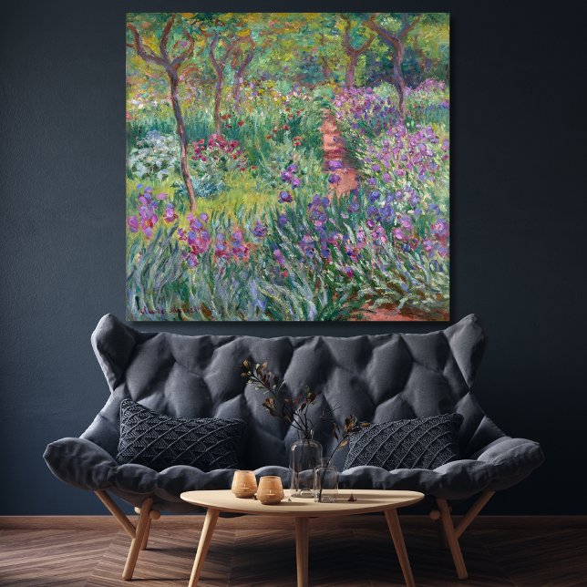 Toile Jardin de l'artiste à Giverny, Monet (Créateur téléchargé)