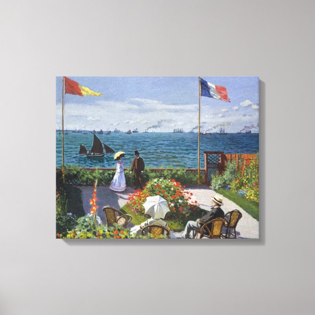Toile Jardin de Sainte-Adresse | CLAUDE MONET (Recto)