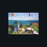Toile Jardin de Sainte-Adresse | CLAUDE MONET<br><div class="desc">Jardin de Sainte-Adresse,  ou Jardin à Sainte-Adresse (1867) de Claude Monet,  artiste impressionniste français. Le tableau dépeint une scène ensoleillée de loisirs contemporains dans la station balnéaire de Monet,  Sainte-Adresse. Utilisez les outils de conception pour ajouter du texte personnalisé ou personnaliser l'image.</div>