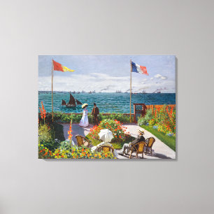 Toile Jardin de Sainte-Adresse CLAUDE MONET