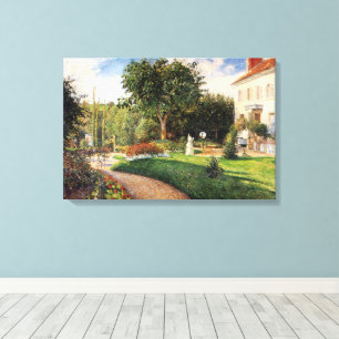Toile Jardin des Mathurins à Pontoise par Pissarro