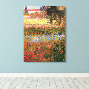 Toile Jardin fleuri par Vincent van Gogh