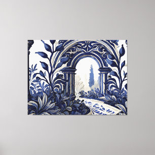 Toile Jardin français classique