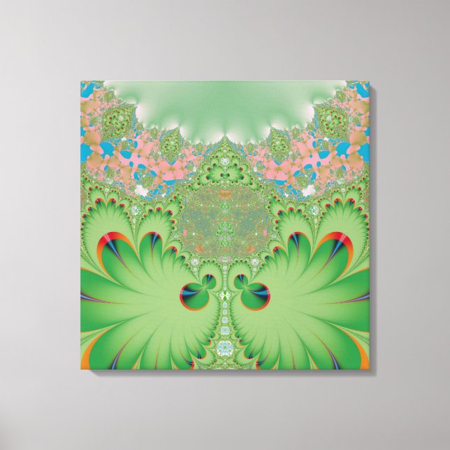 Toile Jardin printanier (Recto)