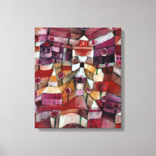 Toile Jardin Rose Paul Klee