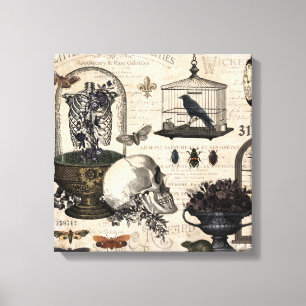 Toile Jardin vintage moderne de Halloween