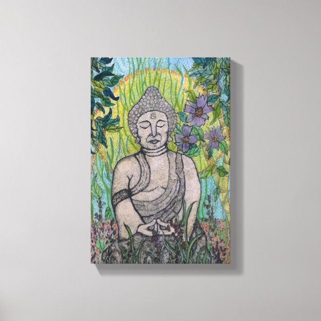 Toile Jardin zen (Recto)