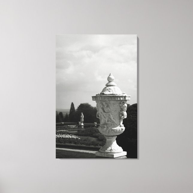 Toile Jardins du manoir Belle Urn (Recto)