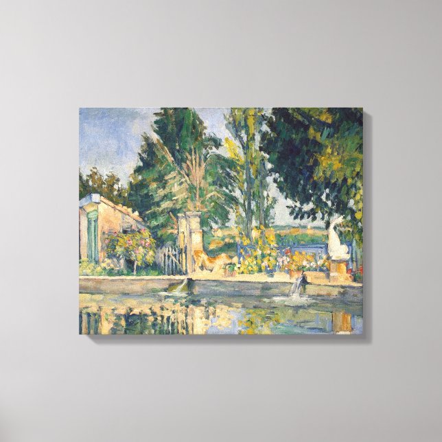 Toile Jas de Bouffan L'étang - Paul Cezanne - c1876 (Recto)