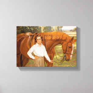 Toile Jasmine le Cheval (par Algernon Talmage)