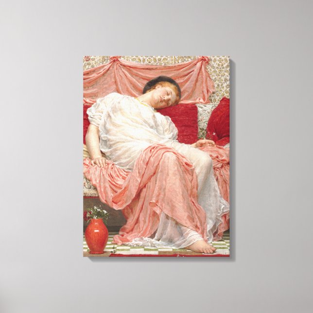 Toile Jasmine par Albert Joseph Moore, Fine Art Victorie (Recto)