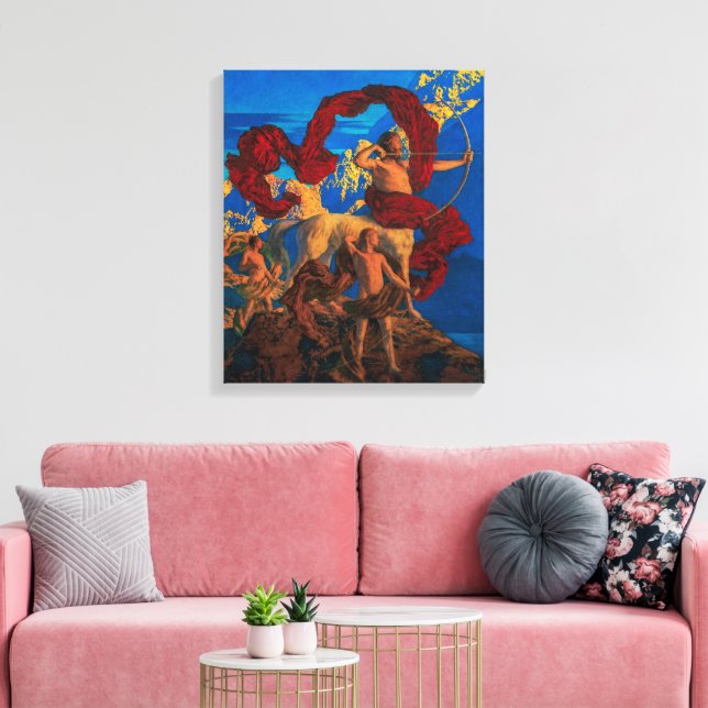 Toile Jason et son professeur | Maxfield Parrish | (Insitu(Salon))