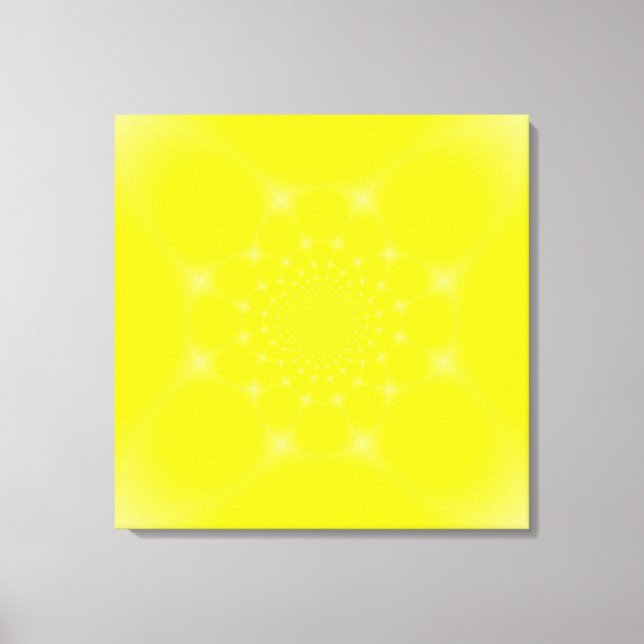 Toile Jaune Étincelant (Recto)