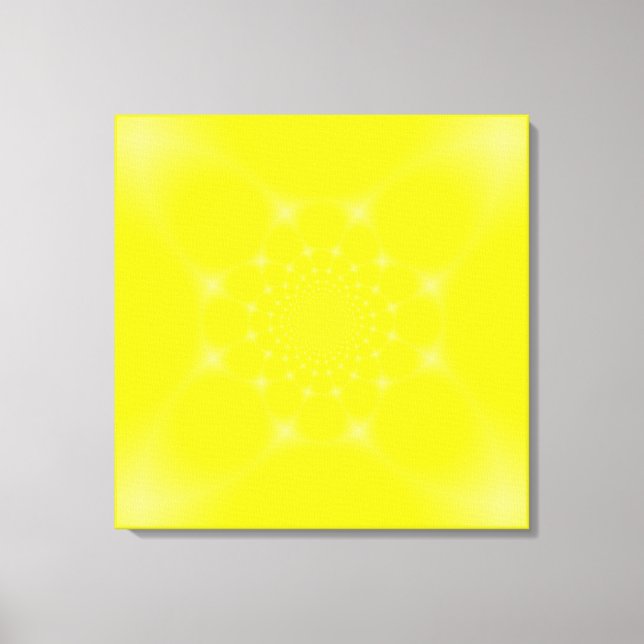Toile Jaune Étincelant (Recto)