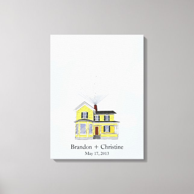 Toile Jaune Flottante Accueil Empreintes digitales Livre (Recto)