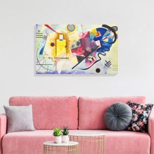 Toile Jaune, Rouge, Bleu de Wassily Kandinsky