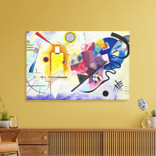 Toile Jaune-Rouge-Bleu Kandinsky