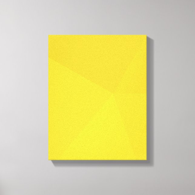 Toile Jaune, simple, moderne, cool, art géométrique tend (Recto)