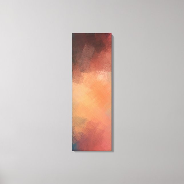 Toile Jaune Vert Rouge Bleu Moderne Coloré Art Abstrait (Recto)