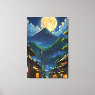 Toile Java au clair de lune