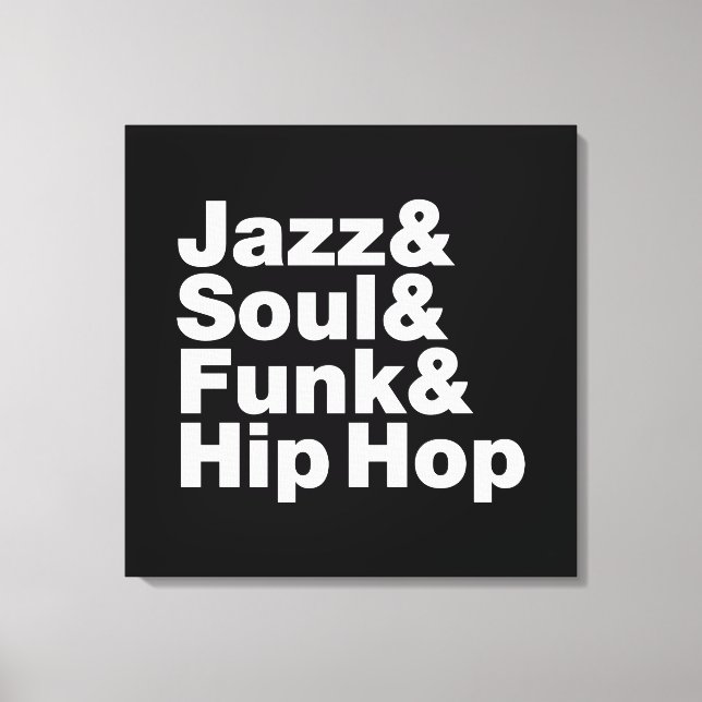 Toile Jazz & Soul & Funk & Hip hop (Recto)