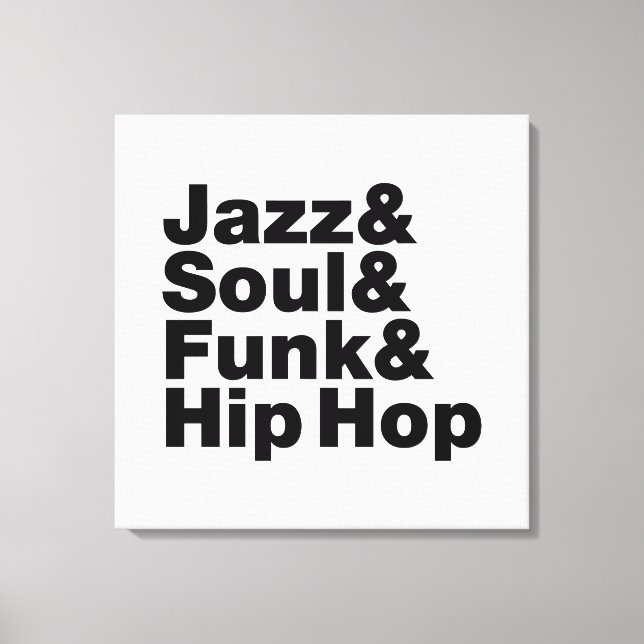 Toile Jazz & Soul & Funk & Hip hop (Recto)