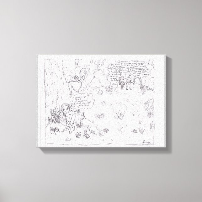 Toile je comprends, ils ne comprennent pas (Recto)