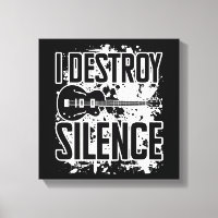 Je détruit Silence Bass Player Funny Guitare Musiq