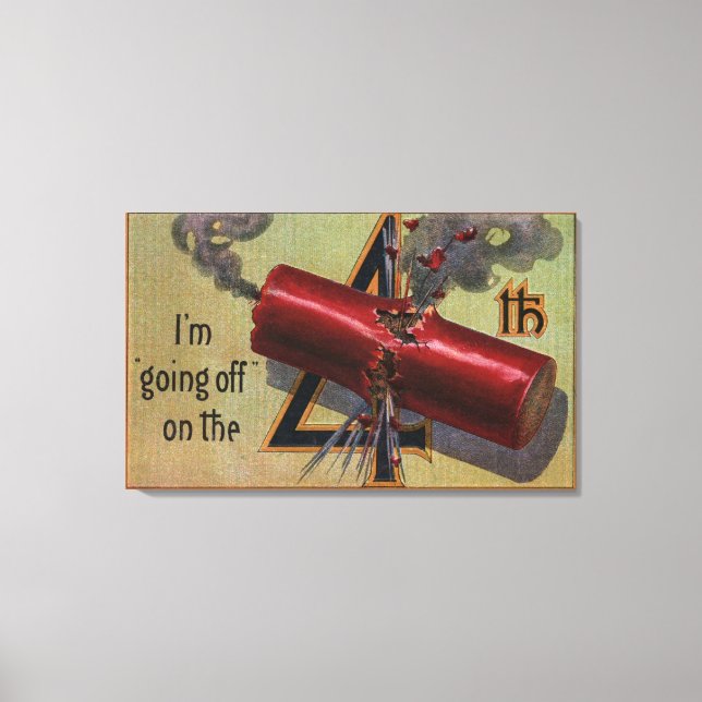 Toile Je pars sur le quatrième # 2 (Recto)