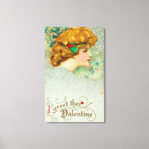 Toile Je salue la femme de Thee Valentine