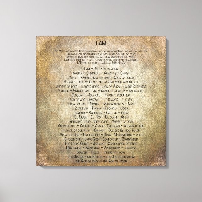 Toile Je suis (Recto)