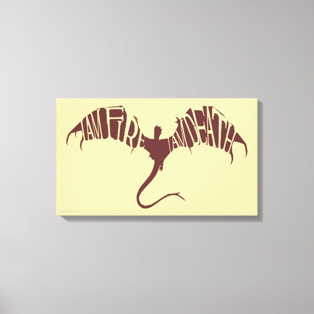 Toile Je Suis Feu Je Suis Mort - Graphique (Recto)