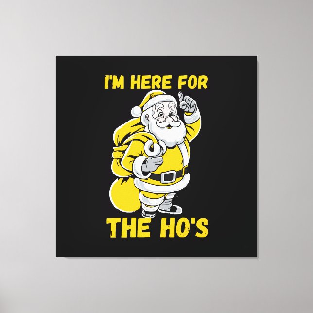 Toile Je suis là pour Ho (Recto)
