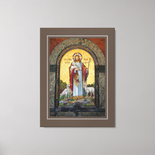Toile "JE SUIS LE BON SHEPHERD Après Bernhard Plockhorst