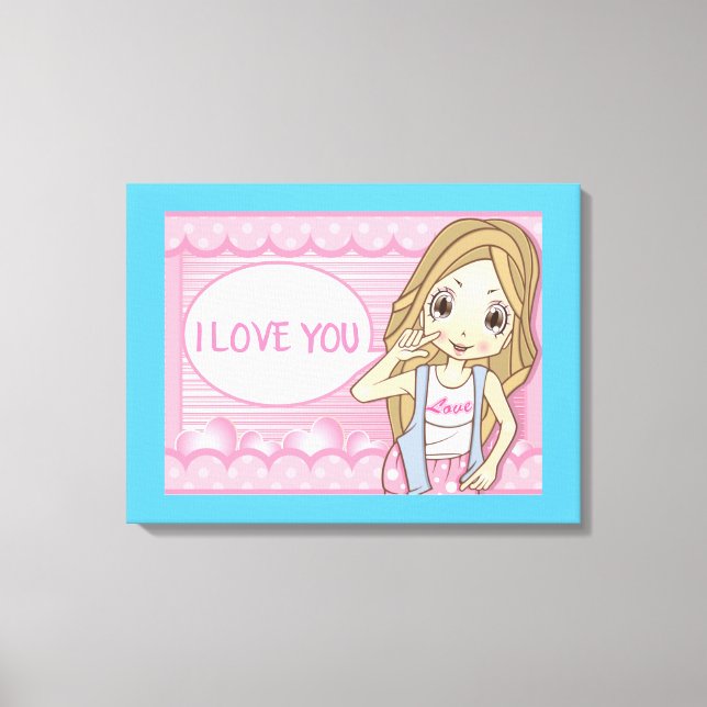 TOILE JE T'AIME (Recto)