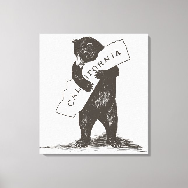 Toile Je T'Aime Californie (Recto)