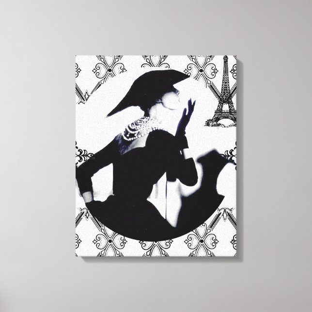 Toile Je T'aime Paris (Recto)