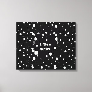 Toile Je vois l'impression Orbs-canvas