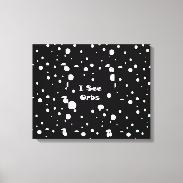 Toile Je vois l'impression Orbs-canvas (Recto)