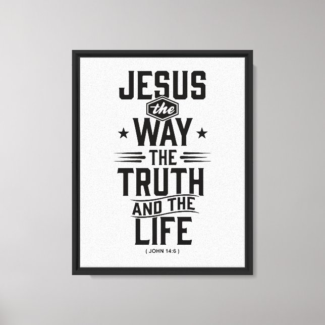 Toile Jean 14:6 (Recto)