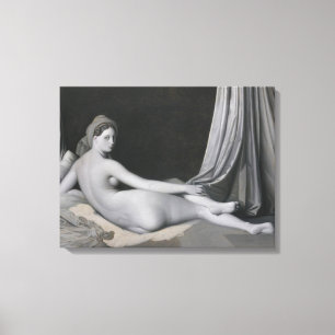 Toile Jean Auguste Dominique Ingres   Odalisque en Grisa