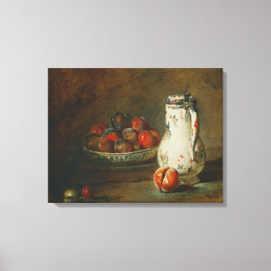 Toile Jean-Baptiste Simeon Chardin - Un bol de prunes