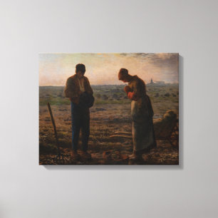 Toile Jean-Francois Millet - L'Angélus